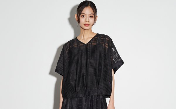COMME CA ISM 8月新作商品「SHEER CHECK」